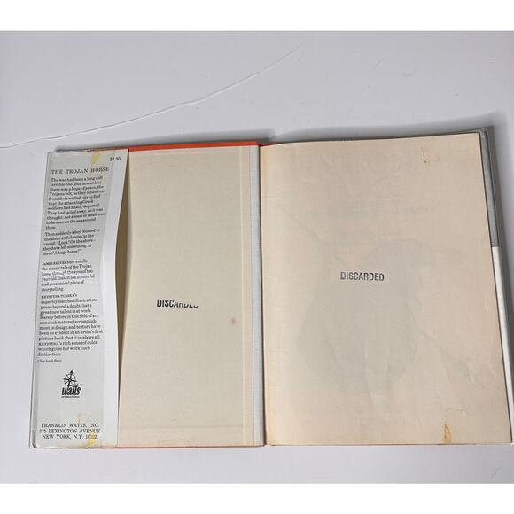 Vintage The Trojan Horse by James Reeves Greek Mythology 1969 Library Copy - Picture 4 of 7